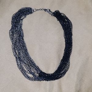 Chain statement necklace